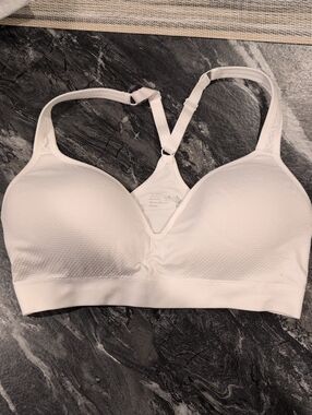 Jockey White Seamless Racerback Comfort Bra
